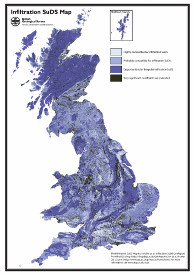 The British Geological Survey’s Infiltration SuDS Map